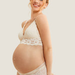 Women's Lace Nursing Bralette Ivory
