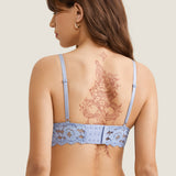 Women's Lace Nursing Bralette Mystery Blue