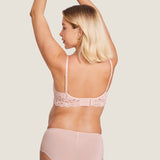 Women's Supportive Lace Nursing Bralette Gentle Rose