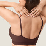 Women's Seamless Soft Knit Nursing Bra Cocoa Beige