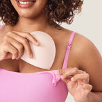 Women's Ribbed Scoop Nursing Bralette Iceland White