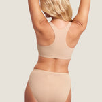 Women's Crossover Racerback Nursing Bra White