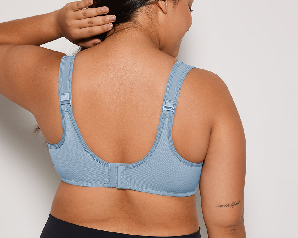 Women's High Impact Sports Bra lotus root grey @model_info:root