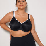 Women's Racerback Underwire Sport Bra Black
