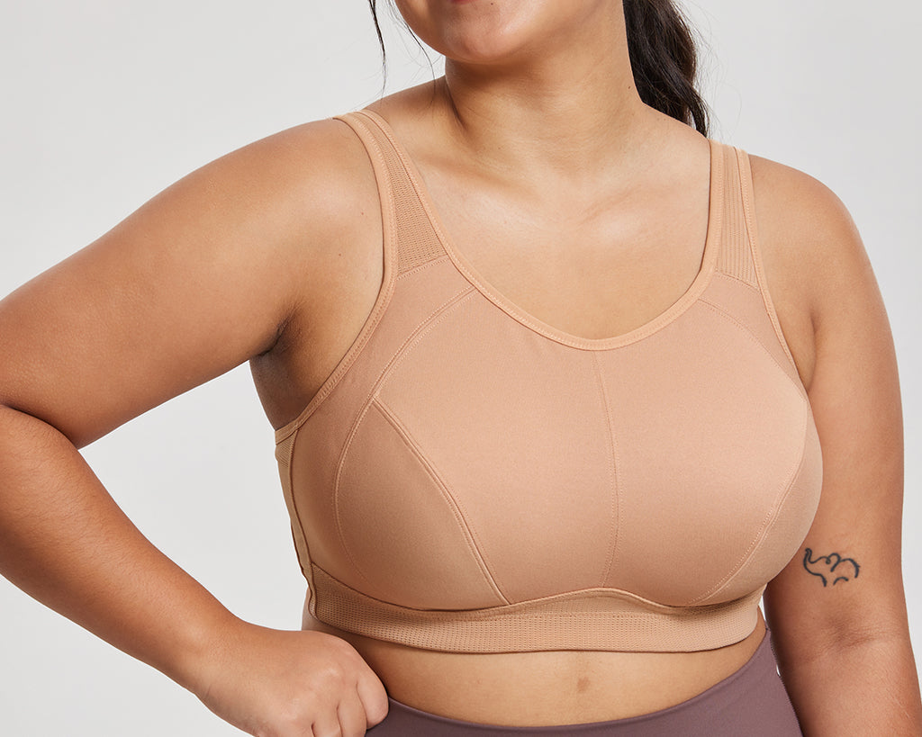 Women's Full Coverage Wireless Sport Bra Barely Buff