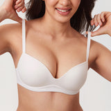 Women's Everyday Push Up Bra Coconut White