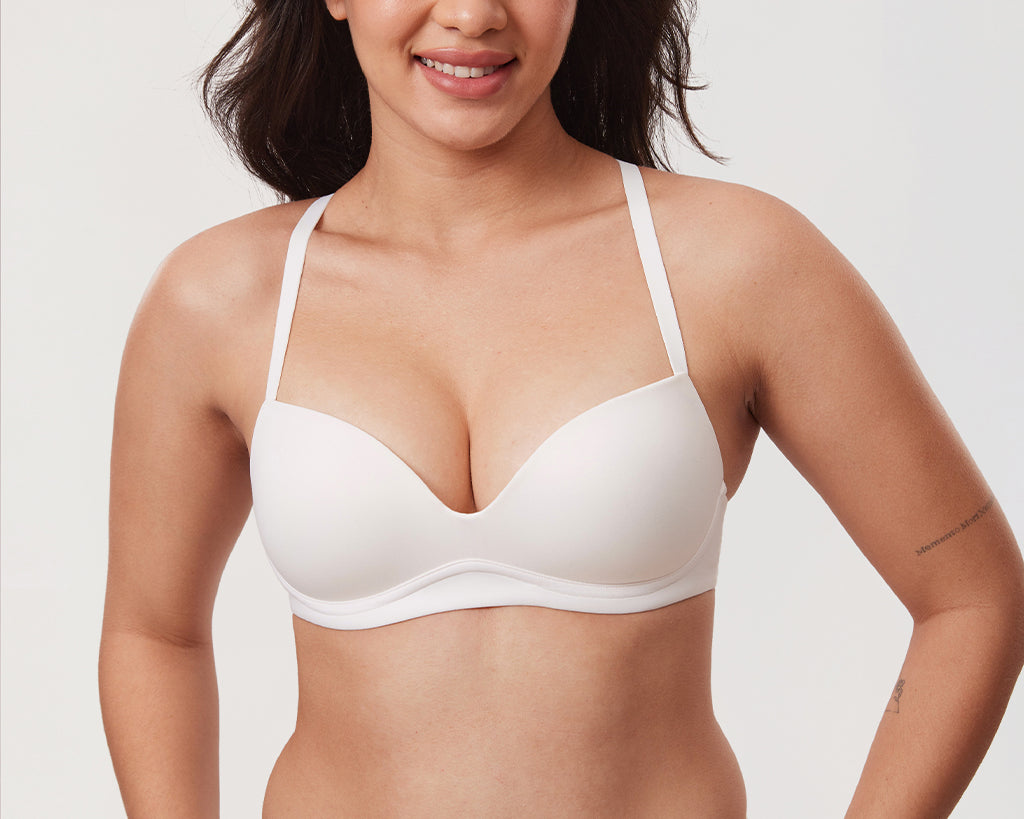 Women's Everyday Push Up Bra Coconut White