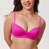 Women's Everyday Push Up Bra Glitter Pink