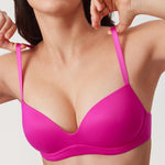 Women's Everyday Push Up Bra Glitter Pink