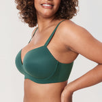 Women's Everyday Push Up Bra Midnight Emerald