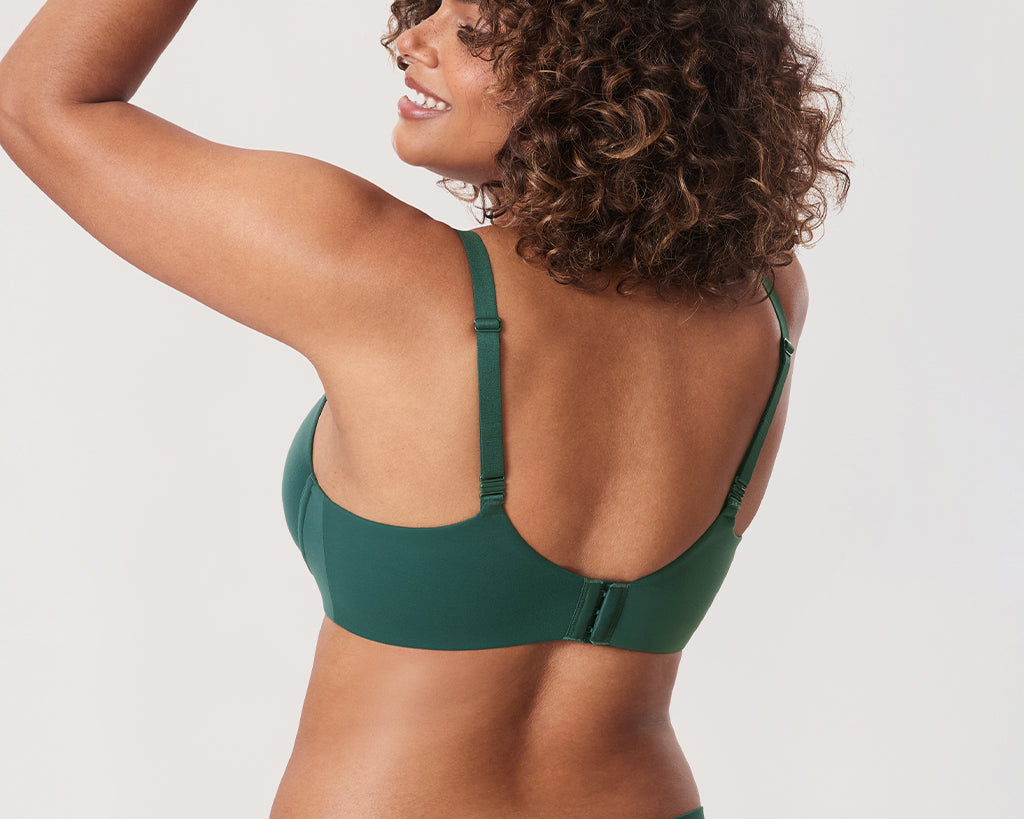 Women's Everyday Push Up Bra Midnight Emerald