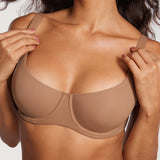 Women's Underwire Balconette Bra Gravel Beige