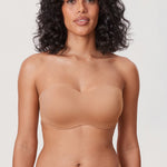 Women's Bandeau Strapless Bra Barely Buff