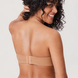 Women's Bandeau Strapless Bra Barely Buff