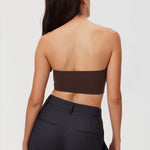 Women's Seamless Bandeau Bra Hazelnut