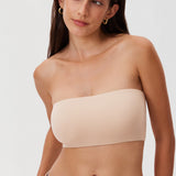 Women's Seamless Bandeau Bra Black