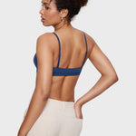 Women's Soft Triangle Bralette Nightfall Blue
