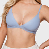 Women's Soft Triangle Bralette Moonlight Blue