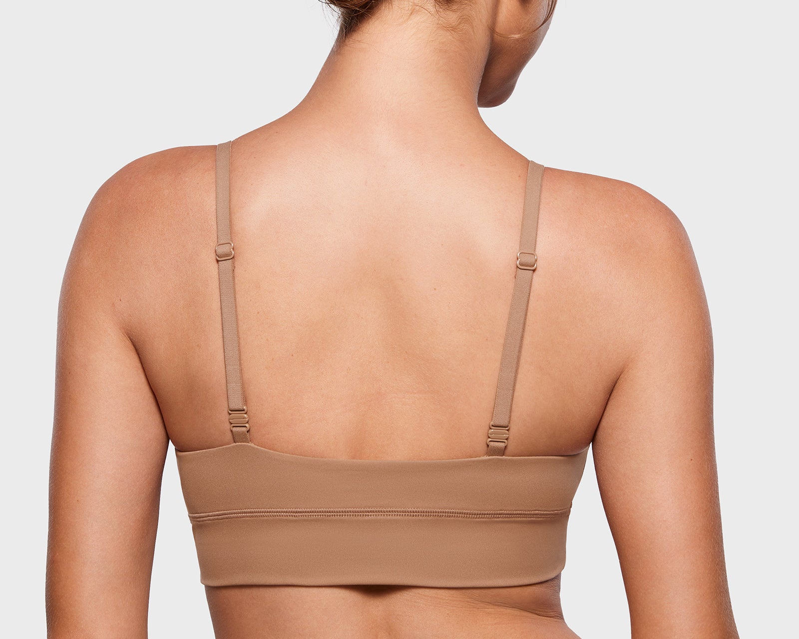 Women's Inbarely® Outwear Longline Triangle Bralette Gravel Beige