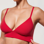 Women's Inbarely® Outwear Longline Triangle Bralette Lipstick Red