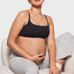 Women's Inbarely® Soft Three Layer Nursing Bralette - Scoop Neck Black @model_info:ES1