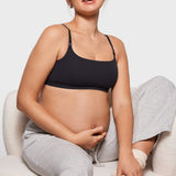 Women's Inbarely® Soft Three Layer Nursing Bralette - Scoop Neck Black @model_info:ES1