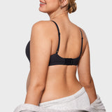 Women's Inbarely® Soft Three Layer Nursing Bralette - Scoop Neck Black @model_info:ES2