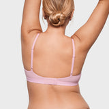 Women's Inbarely® Soft Three Layer Nursing Bralette - Scoop Neck Sweet Pink @model_info:ES3