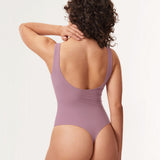 Women's Square Neck Bodysuit Orchid Rose