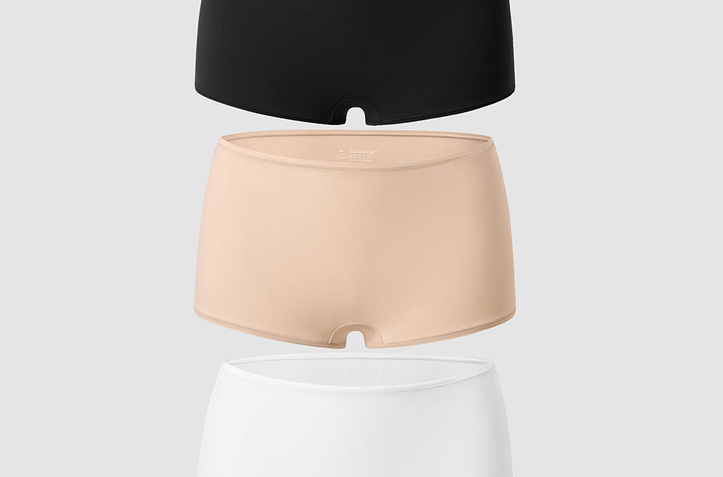 Women's Soft Mid Waist Boy Shorts 3 Pack Basic (3pack)