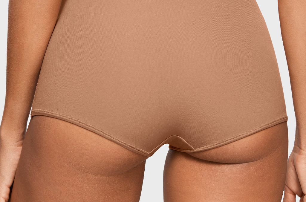 Women's Soft Mid Waist Boy Shorts 3 Pack Gravel (3pack)