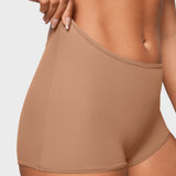 Women's Soft Mid Waist Boy Shorts 3 Pack Gravel (3pack)