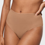 Women's Seamless High Rise Thongs 3 Pack Gravel (3pack)