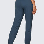 Women's Stretch Drawstring Jogger with Pockets 28'' Milky White