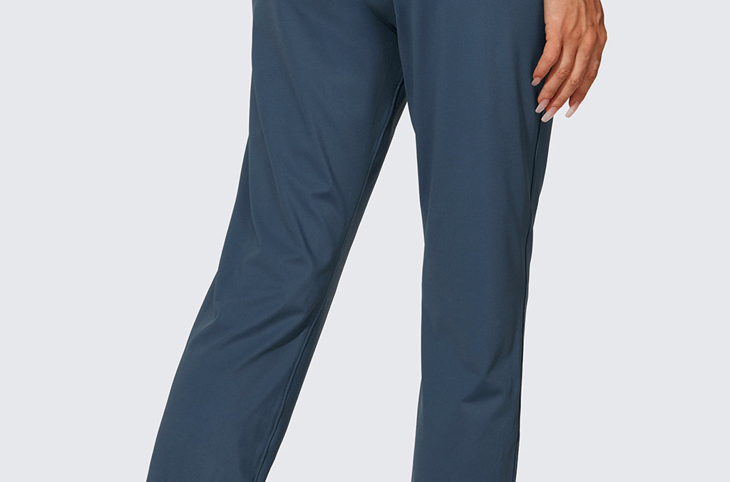 Women's Stretch Drawstring Jogger with Pockets 28'' Milky White