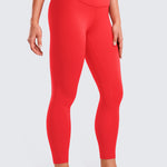 CRZ YOGA Women's Super High Waisted Leggings 25" Granita Pink