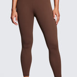 CRZ YOGA Women's High Rise Butterluxe Yoga Leggings 25'' V Cross Waist Black