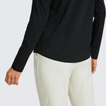 Women's Pima Cotton Long Sleeve Shirts Mortar color