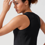 CRZ YOGA Women's Lightweight Racerback Tank Top Black