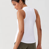 CRZ YOGA Women's Lightweight Racerback Tank Top Black