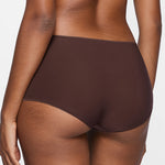 Women's Stretchy Mid Waist Boy Shorts 3 Pack Hazelnut (3pack)