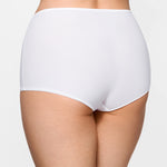 Women's Stretchy Mid Waist Boy Shorts 3 Pack White (3pack)