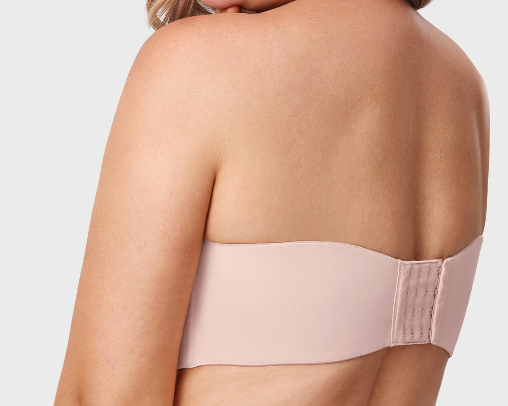 Women's Underwire Strapless Bra Gentle Rose