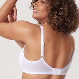 Women's Vintage Lace Balconette Bra White