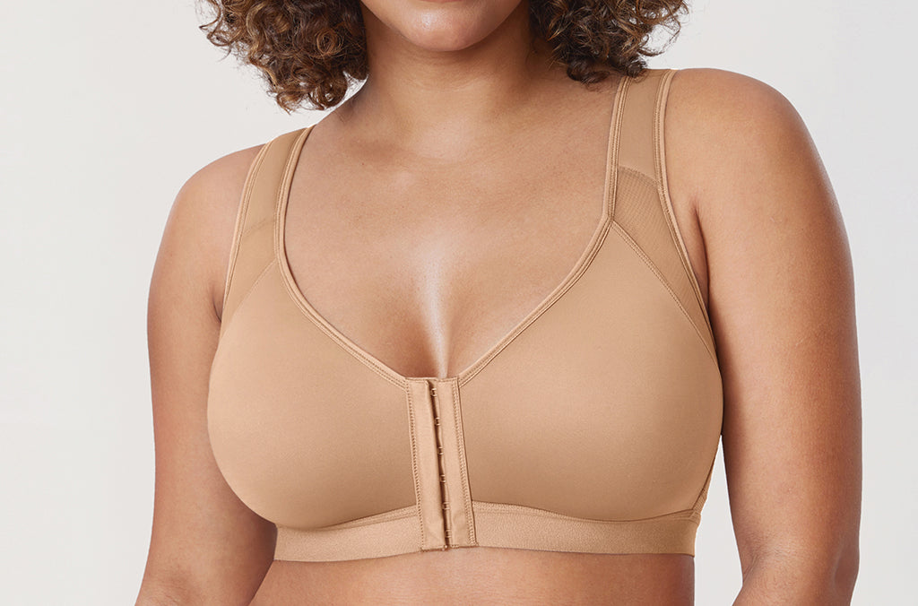 Women's X-shaped Back Posture Bra Rose Smoked