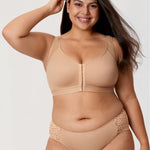 Women's X-shaped Back Posture Bra Rose Smoked