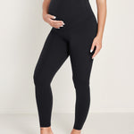 Women's Super High Waist Maternity Leggings 28" Olive Green