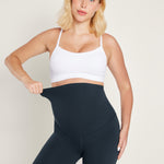 Women's Super High Waist Maternity Leggings 28" Black