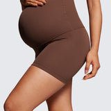Women's Super High Waist Maternity Shorts 4" True Navy
