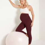 Women's Maternity Leggings with Pockets 25" Mysterious Grey